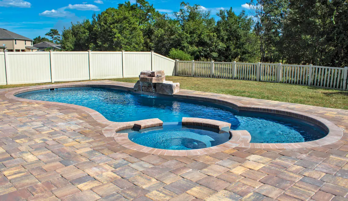 The Allure™ installed pool 3